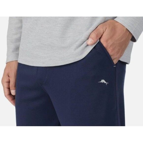 TOMMY BAHAMA Mens 2-piece Relaxed Fit Lounge Set Sz M Blue Gray Soft Pajamas NWT - Picture 4 of 11